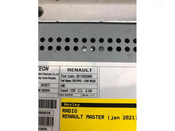 Radio Renault Master